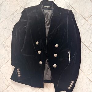 Veronica Beard Black Velvet Women's Blazer